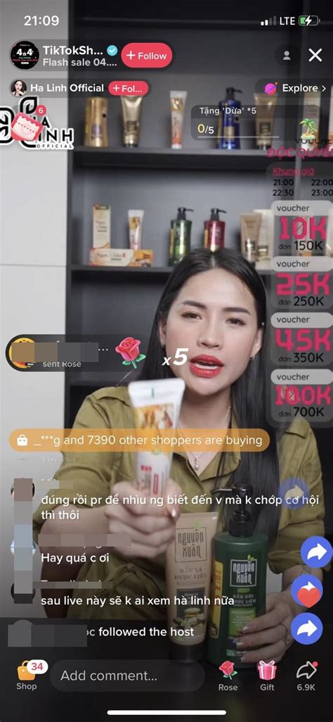 Chiến Thần Hà Linh Livestream Phá Giá Dầu Gội 11k Triệu Người Lo Sợ