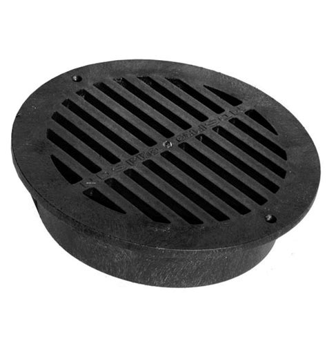 Round Grate 12 Black Fits 12 Sewer And Drain Pipe And 12 Corrugated