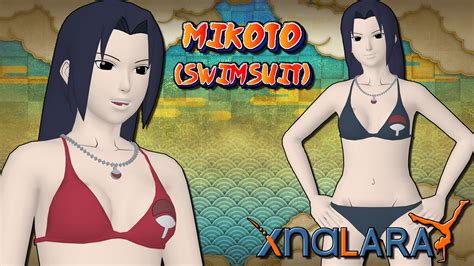 Naruto Uns Modelmod Mikoto Swimsuit For Xps By Mvegeta On Deviantart