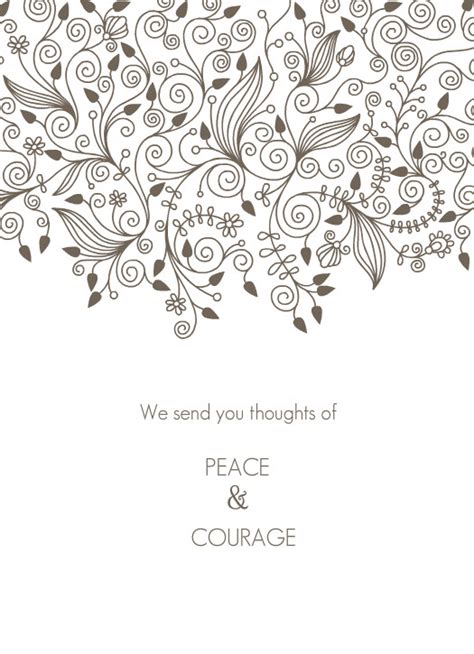 Dont panic , printable and downloadable free condolence card free vector art 39 free downloads we have created for you. Floral Modern Sympathy Card Template