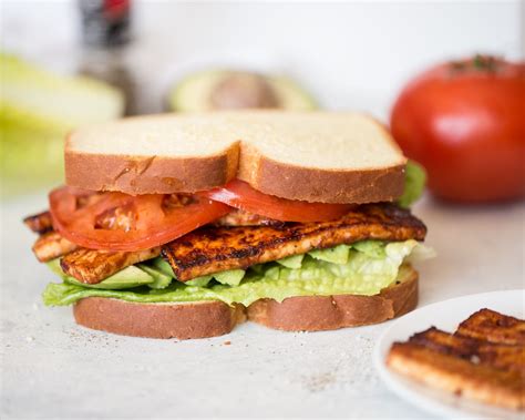 Loaded Tofu Lettuce And Tomato Sandwich Recipe Vegetarian Breakfast