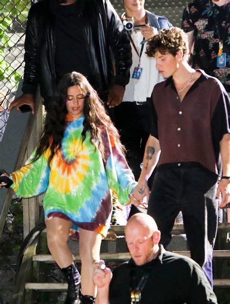 Camila Cabello With Shawn Mendes At The Global Citizens Concert In