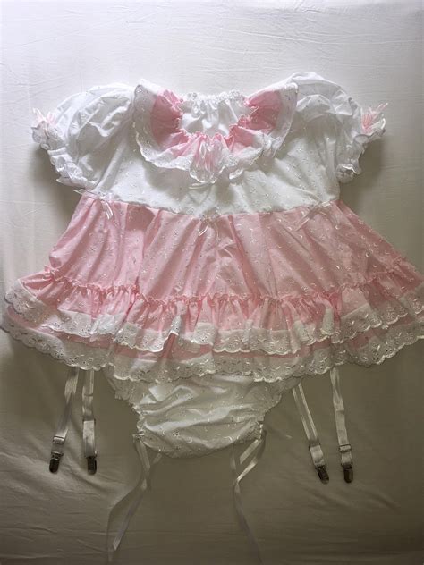 Adult Baby Suit With Abdl Mittens Abdl Booties And Abdl Bonnet Diaper
