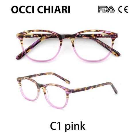 Occi Chiari Eyeglasses Women Frame Clear Lens Myopia Optical Glasses