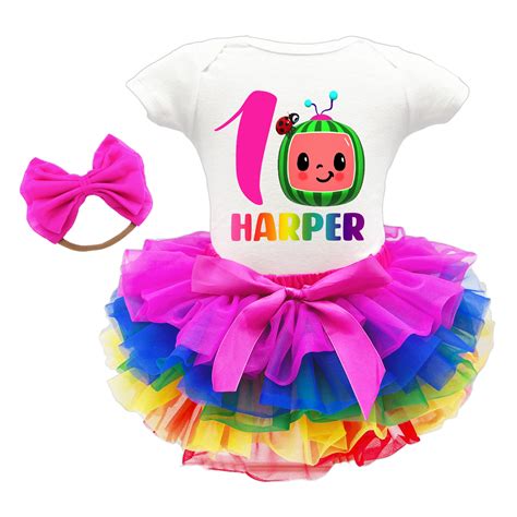 Buy Cocomelon Birthday Outfit Cocomelon Birthday Shirt Baby Girl