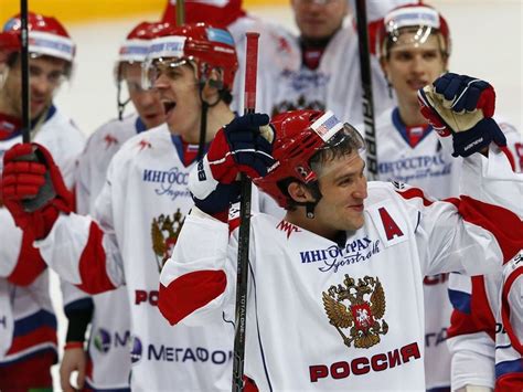 Datsyuk Ovechkin Kovalchuk Featured On Russian Olympic Hockey Team