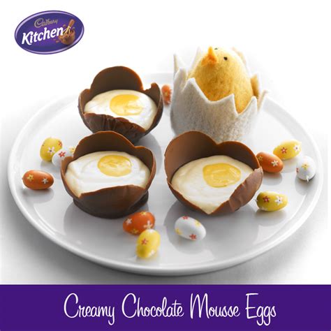 So creamy and delicious and it couldn't be any easier. Creamy Chocolate Mousse Eggs | Recipe | Cadbury recipes ...