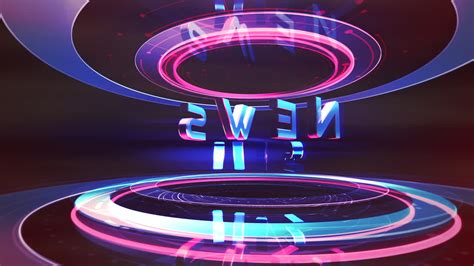 Premium Stock Video Animation Text 24 News And News Intro Graphic With Lines And Circular