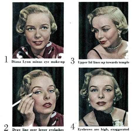 1950s Makeup Techniques