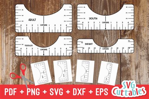 T-shirt Alignment tool (1010585) | Paper Cutting | Design Bundles