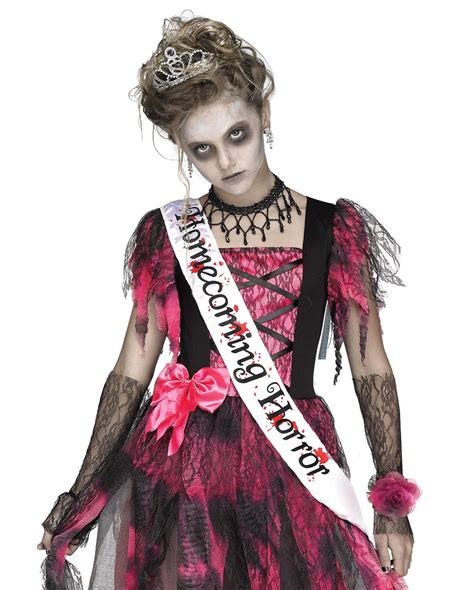 Homecoming Zombie Queen Costume For Halloween Horror