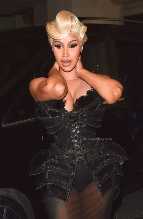 Cardi B Flaunts Her Cleavage In Paris 14 Photos The Sex Gallery