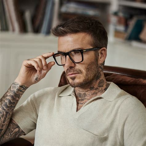 David Beckham Unveils His New Eyewear Collection