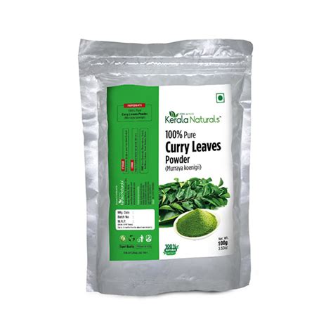 Buy Kerala Naturals Curry Leaves Powder 100 Gm Online At Best Price