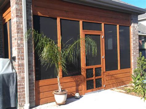 Screened Rooms And Patio Screens Spring The Woodlands And Houston Tx