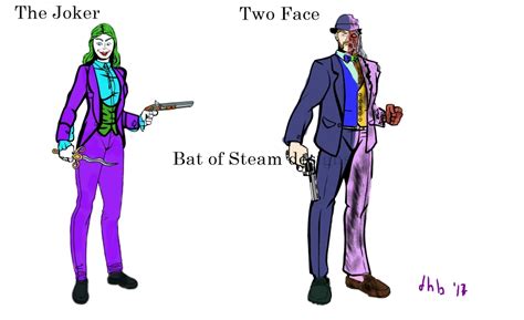 Hero Machine Joker And Two Face Steampunk2 By Dhbraley On Deviantart