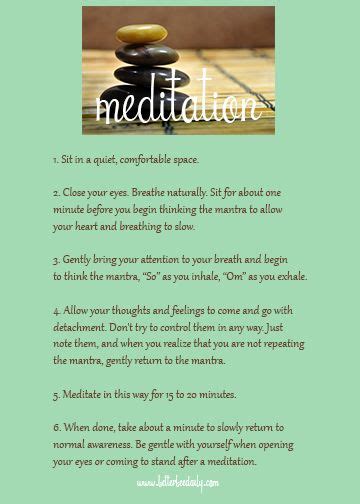 Meditation 101 The Basics With Free Meditation Printable The