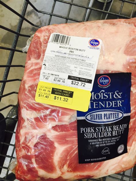 boston butts on sale at kroger — big green egg egghead forum the ultimate cooking experience