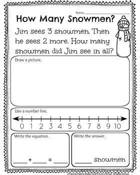 kindergarten word problems word problems kindergarten