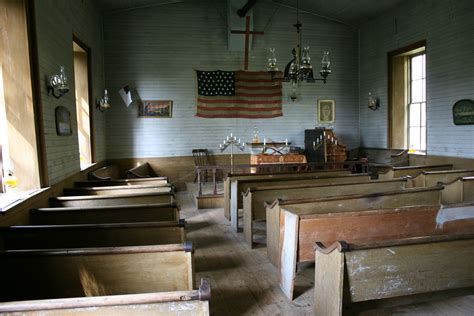Old Country Church Interior