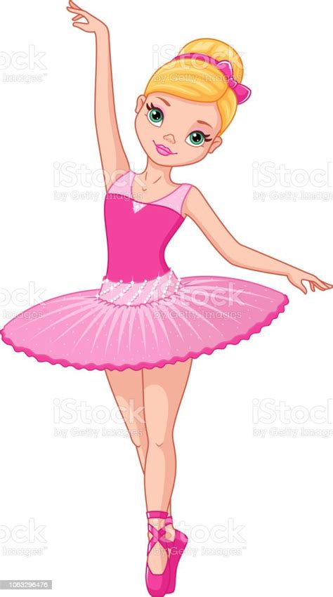 Beautiful Pink Ballerina Stock Illustration Download Image Now