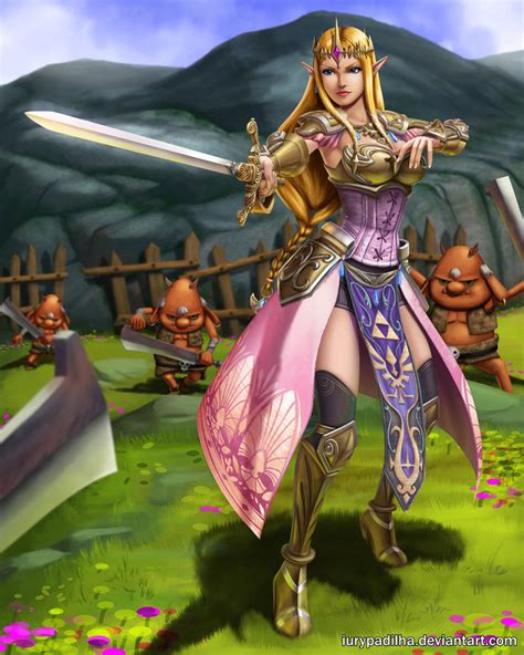 Hyrule Warriors Queen Zelda By Iurypadilha On Deviantart