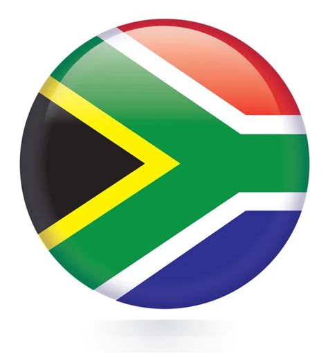 South Africa Flag Button — Stock Vector © Pockygallery 13729111