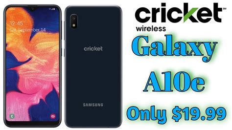 Samsung Galaxy A10e Cricket Wireless Spring Port Over Promo Youtube
