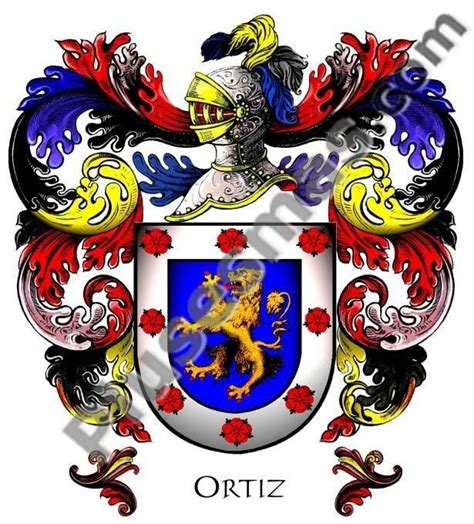 Escudo Del Apellido Ortiz Escudo De Armas Apellidos Escudo Escudo