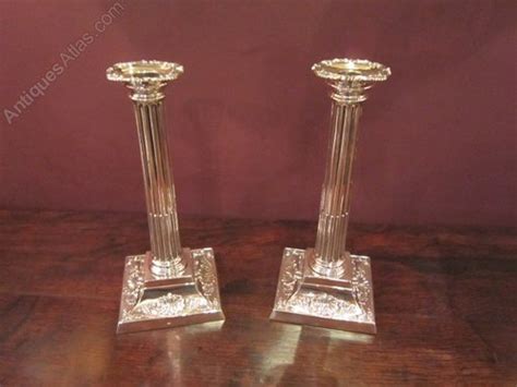 Antiques Atlas Superb Pair Of Victorian Silver Candlesticks