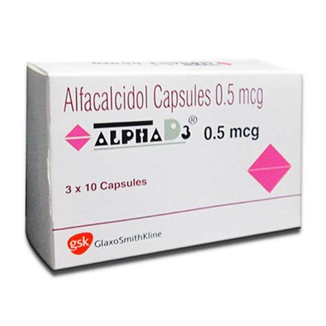 Buy Alpha D3 05 Mcg Capsule 10 Cap Online At Best Price In India