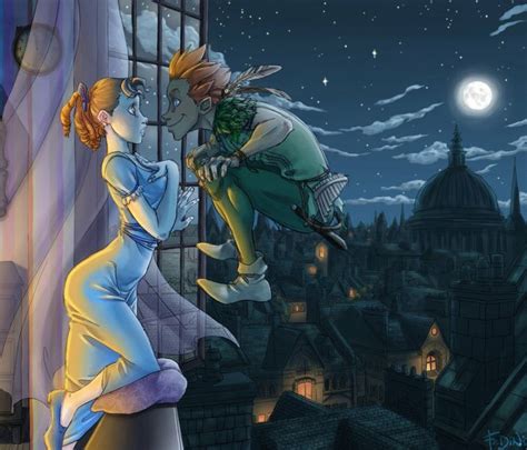 Wendy And Peter Pan Peter Pan Disney Disney Fan Art Peter Pan Art