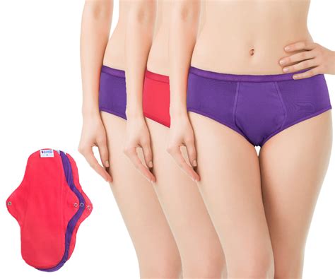 Period Proof Underwear Set Of 3 Reusable And Washable