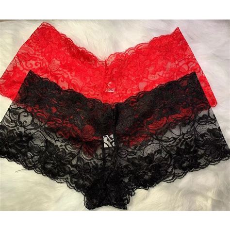 Xl Xxl 3xl 4xl Plus Size Erotic Lace See Through Crotchless Lingerie Sexy Panties For Women Sex