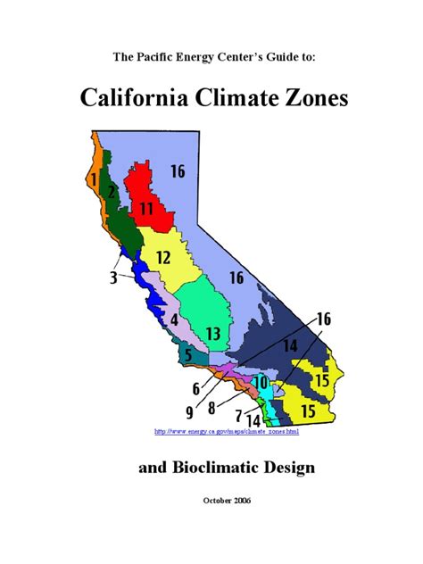 Map Of California Climate Zones World Map