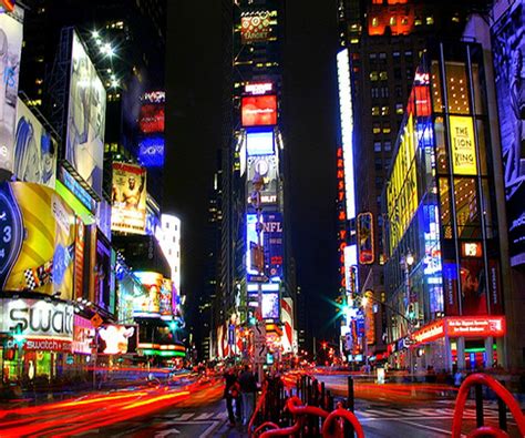 Times Square At Night Nyc Times Square Nyc Pinterest