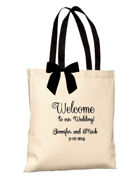 Set Of 10 Welcome To Our Wedding Tote Bags By Girlextraordinaire
