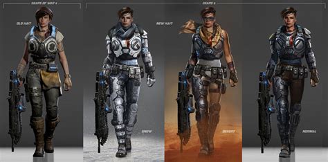 Artstation Gears 5 Kait Diaz Development Goran Bukvic Gears Of War 2 Jessica Nigri Cosplay