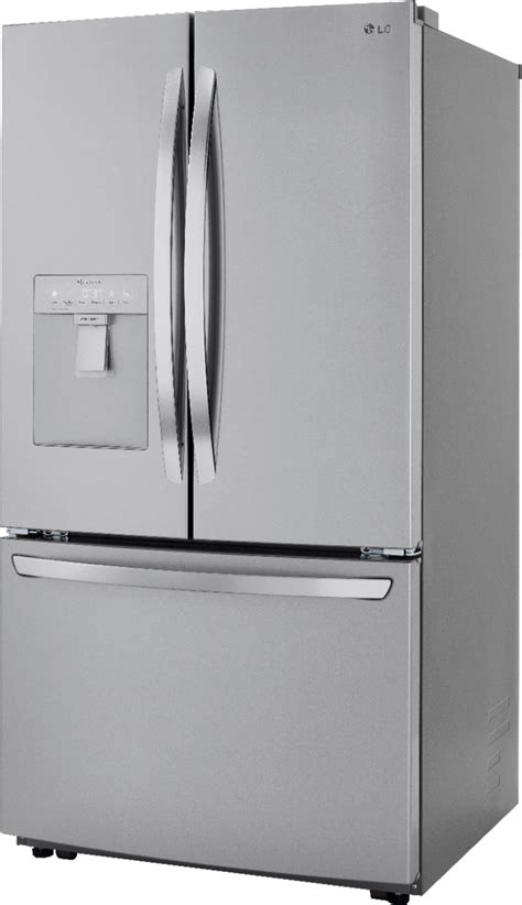 LG Cu Ft French Door Smart Refrigerator With Ice Maker And External Water Dispenser