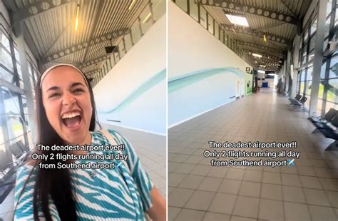 Woman's Reaction at Discovering the Most 'Stress Free Deadest Airport