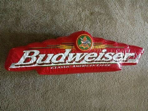 Budweiser Inflatable Hanging Sign Advertising Blow Up 40 Inch Bud Beer