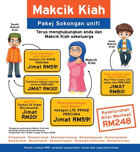 Free call plan std20 (free 600 min/month thereafter 10sen/min to fixed line & mobile nationwide; TM lanjutkan semua inisiatif PKP di Unifi Broadband dan ...