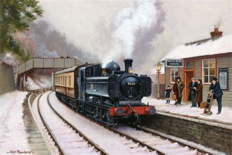 Railway And Landscape Paintings By Rob Rowland Gra Christmas Special At