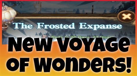[afk Arena] Voyage Of Wonders The Frosted Expanse Youtube