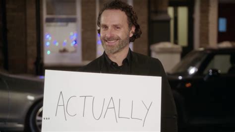 Love Actually Andrew Lincoln Thought His Character Was A Creepy