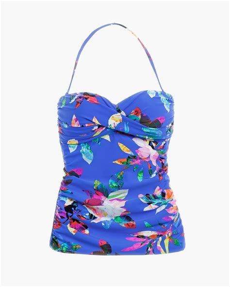 Havana Tropics Bandeau Tankini Top Chicos