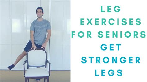 Leg Strengthening Exercises For Seniors Decrease Knee Pain More Life Health Youtube