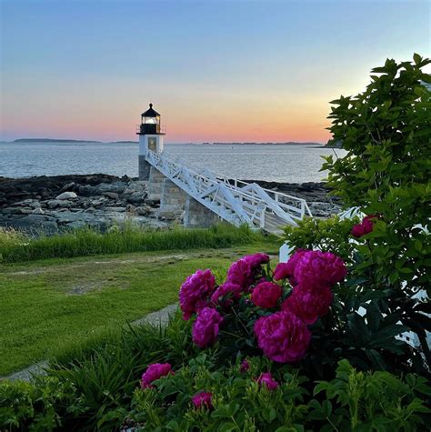 Sunset At Marshall Point Lighthouse Photograph By Debbie Gracy Fine