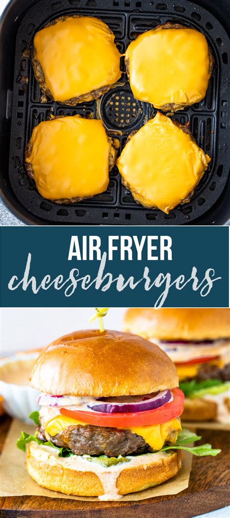 Airfryer Cheeseburgers