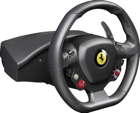 Love the way its setup even for a 50yr as myself to understand. Thrustmaster Ferrari 458 Italia Racing Wheel Steering wheel USB PC, Xbox 360 Black incl. foot ...
